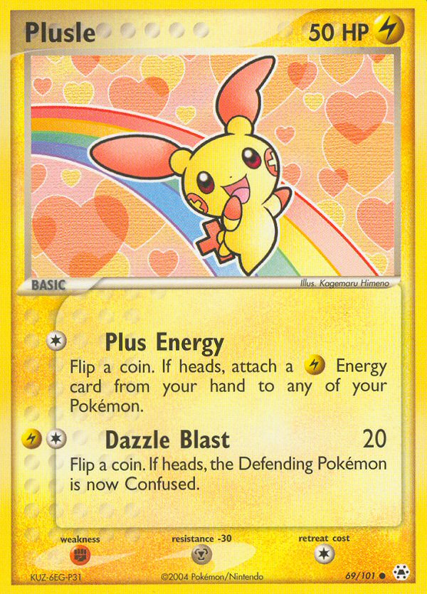 Plusle — Hidden Legends #69/101