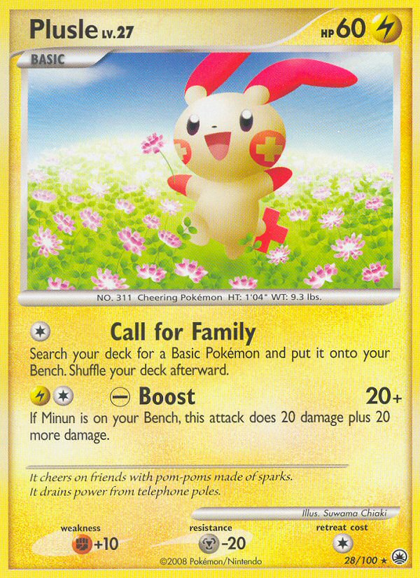 Plusle — Majestic Dawn #28/100