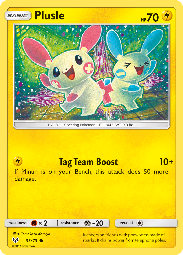 Plusle — Shining Legends #33/73