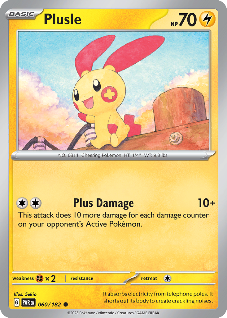 Plusle — SV04: Paradox Rift #060/182