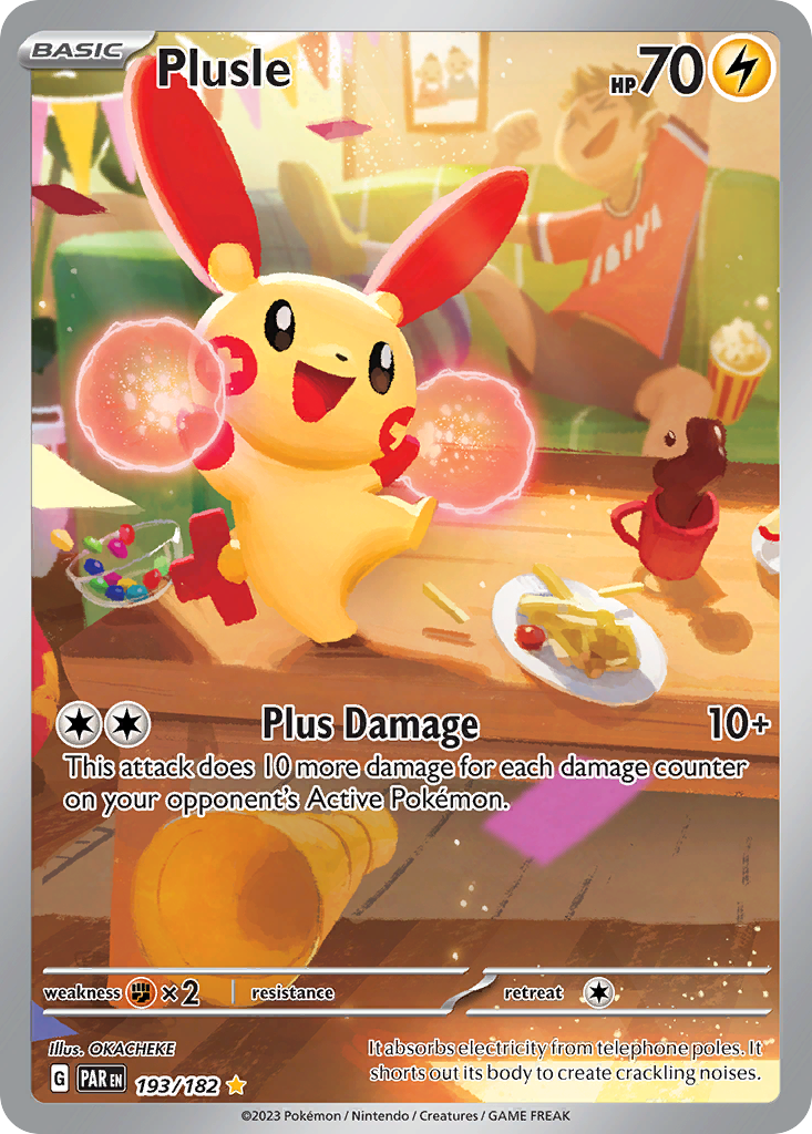 Plusle — SV04: Paradox Rift #193/182