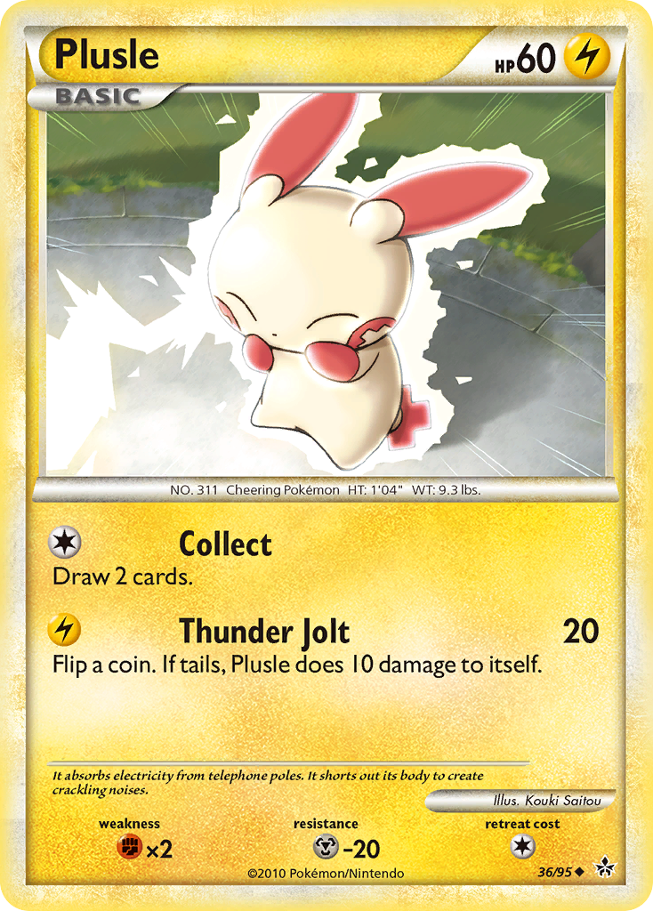Plusle — Unleashed #36/95