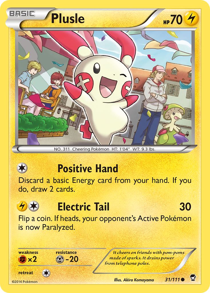 Plusle — XY - Furious Fists #31/111