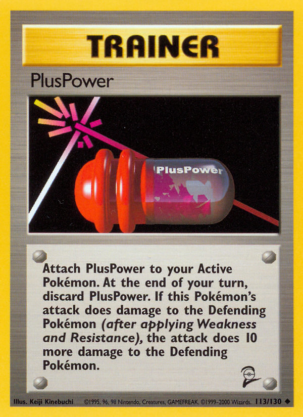 PlusPower — Base Set 2 #113/130