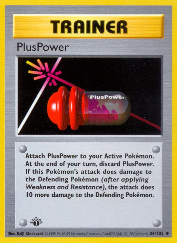 PlusPower — Base Set (Shadowless) #084/102