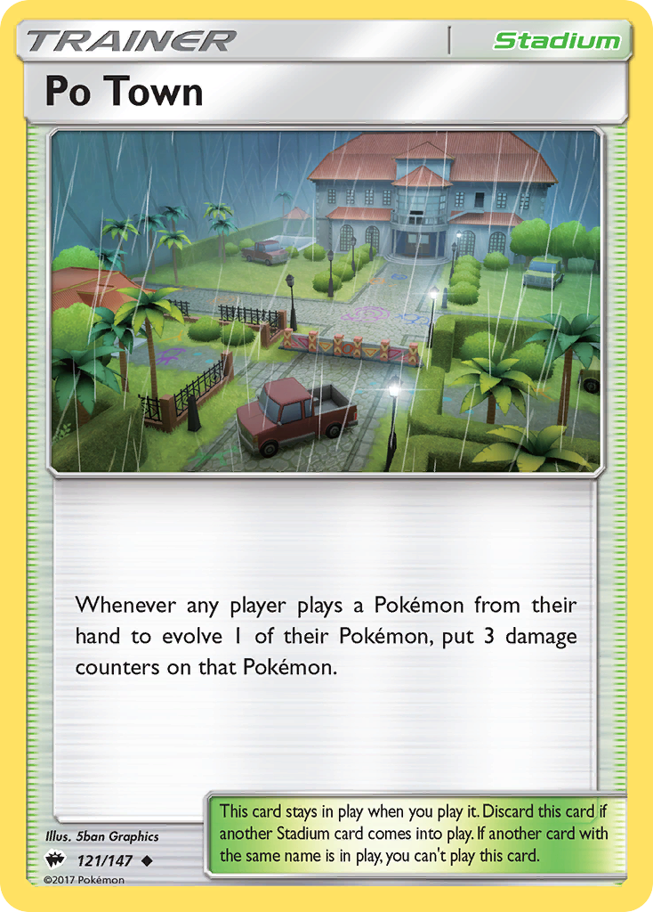 Po Town — SM - Burning Shadows #121/147