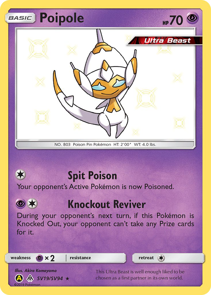 Poipole — Hidden Fates: Shiny Vault #SV19/SV94