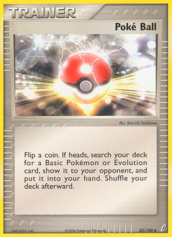 Poke Ball — Crystal Guardians #82/100