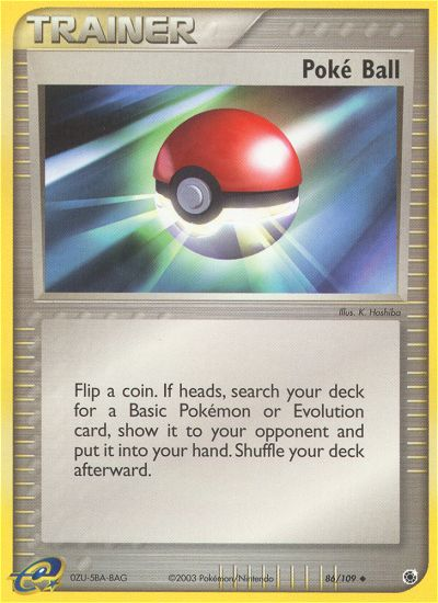 Poke Ball — Ruby and Sapphire #86/109