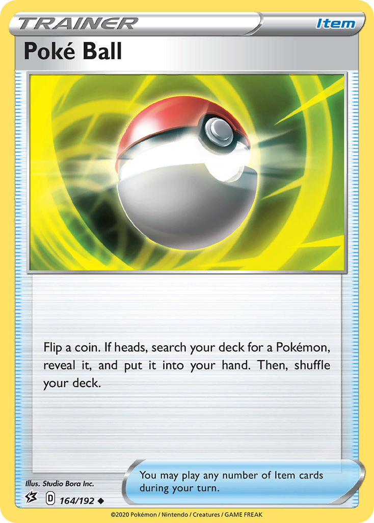 Poke Ball — SWSH02: Rebel Clash #164/192