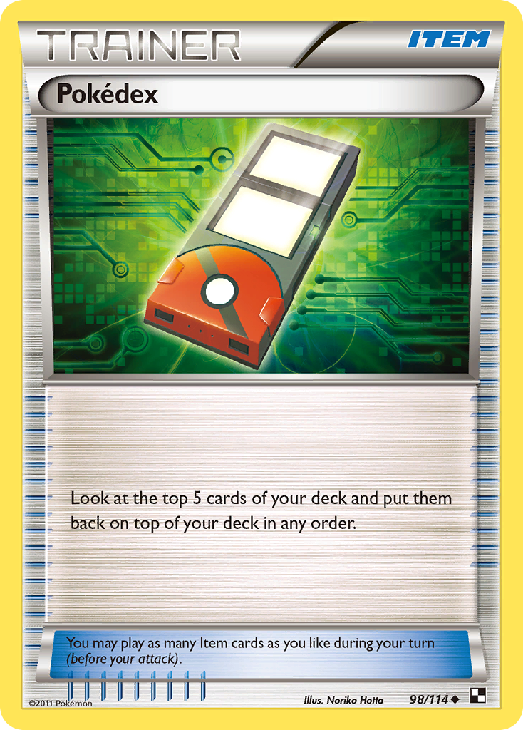 Pokedex — Black and White #98/114
