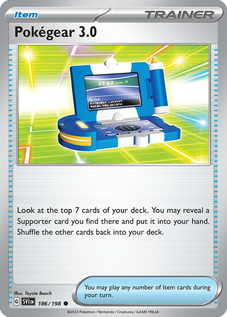 Pokegear 3.0 — SV01: Scarlet & Violet Base Set #186/198