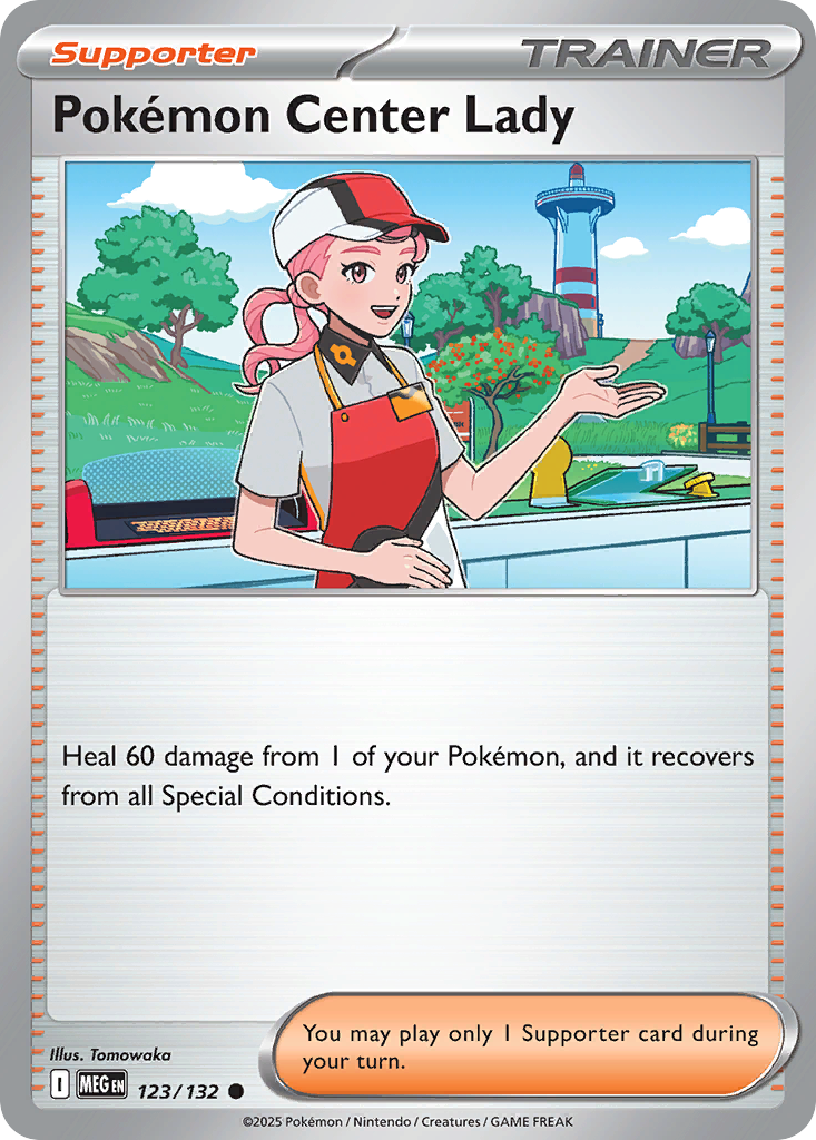 Pokemon Center Lady — ME01: Mega Evolution #123/132