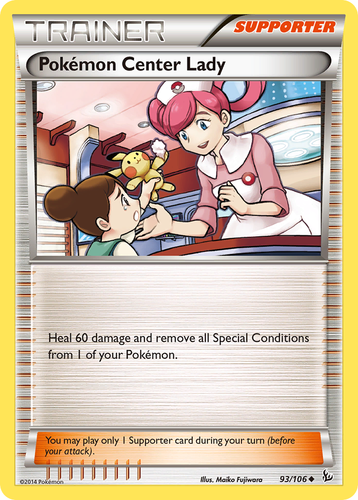 Pokemon Center Lady — XY - Flashfire #93/106