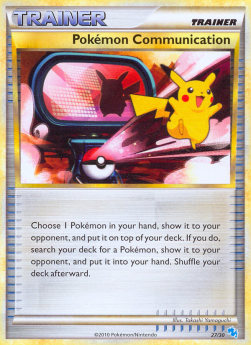 Pokemon Communication (#27) — HGSS Trainer Kit: Gyarados & Raichu #27/30