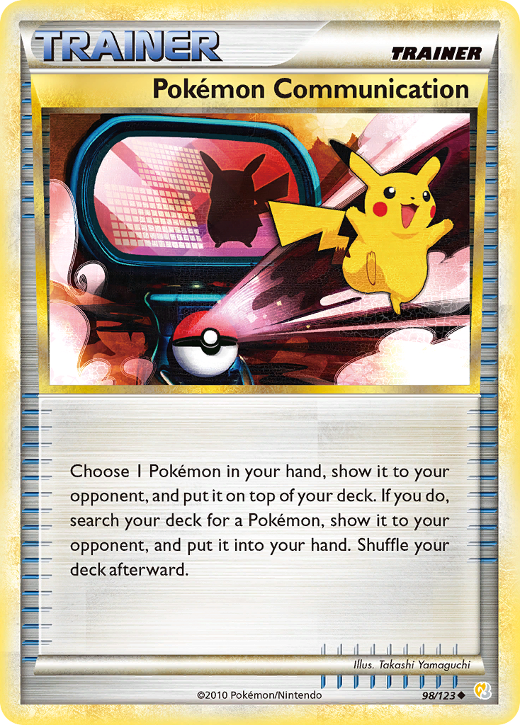 Pokemon Communication — HeartGold SoulSilver #98/123