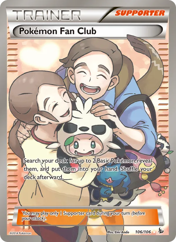 Pokemon Fan Club (106 Full Art) — XY - Flashfire #106/106