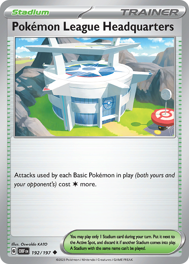 Pokemon League Headquarters — SV03: Obsidian Flames #192/197