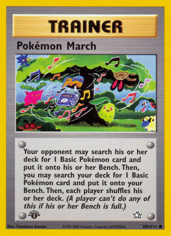 Pokemon March — Neo Genesis #102/111