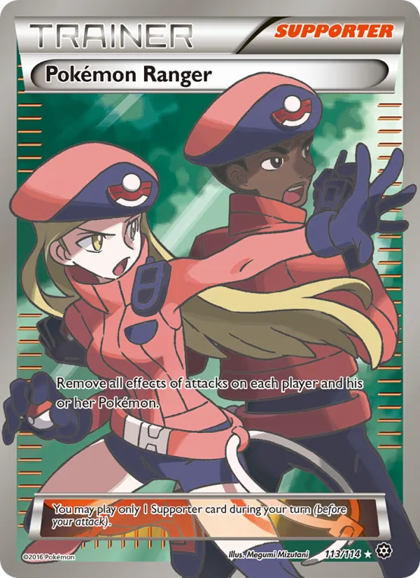 Pokemon Ranger (Full Art) — XY - Steam Siege #113/114