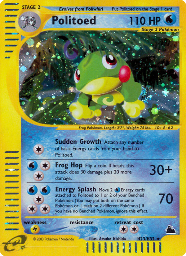 Politoed (H23) — Skyridge #H23/H32