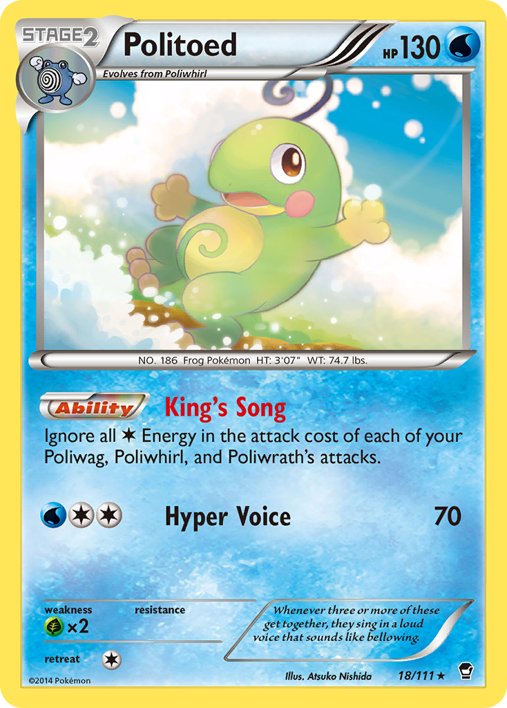 Politoed — XY - Furious Fists #18/111