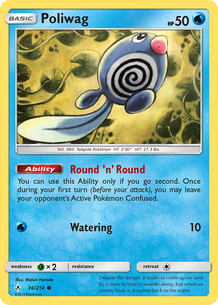 Poliwag (36) — SM - Unbroken Bonds #36/214