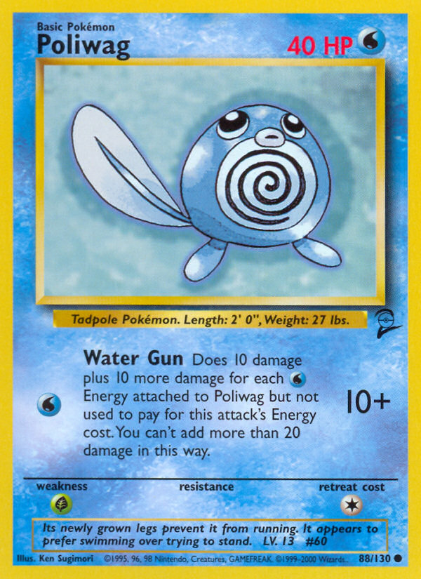 Poliwag — Base Set 2 #088/130