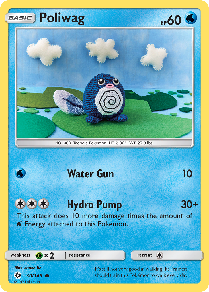 Poliwag — SM Base Set #30/149