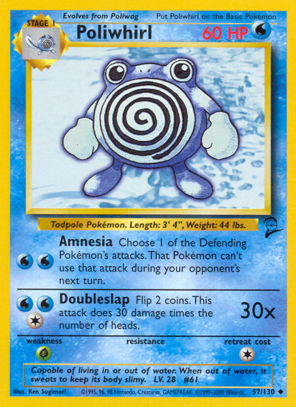 Poliwhirl — Base Set 2 #057/130