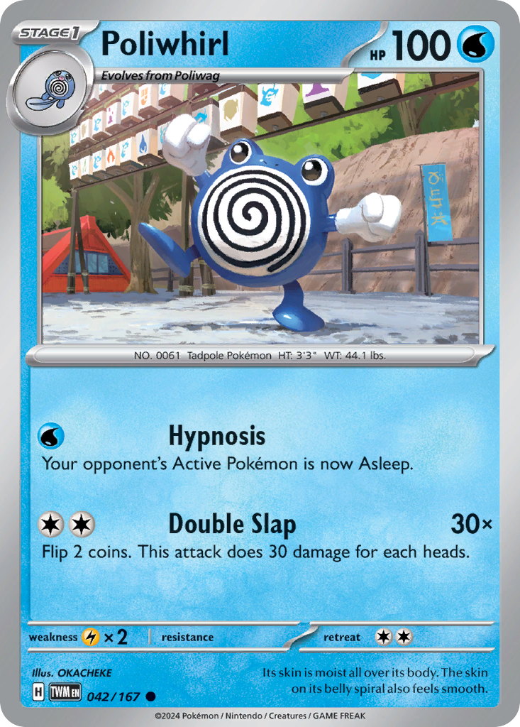 Poliwhirl — SV06: Twilight Masquerade #042/167