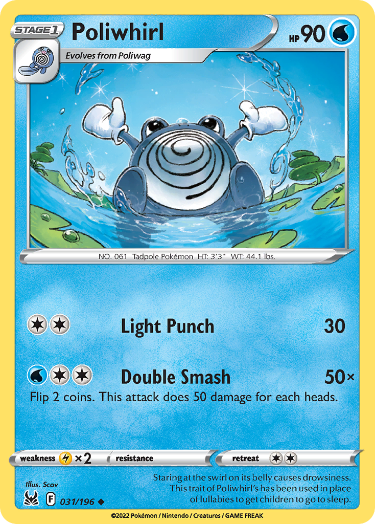 Poliwhirl — SWSH11: Lost Origin #031/196