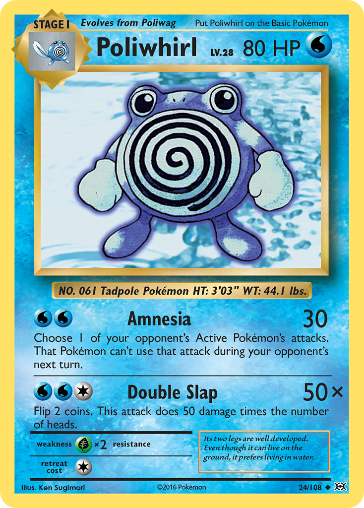 Poliwhirl — XY - Evolutions #24/108