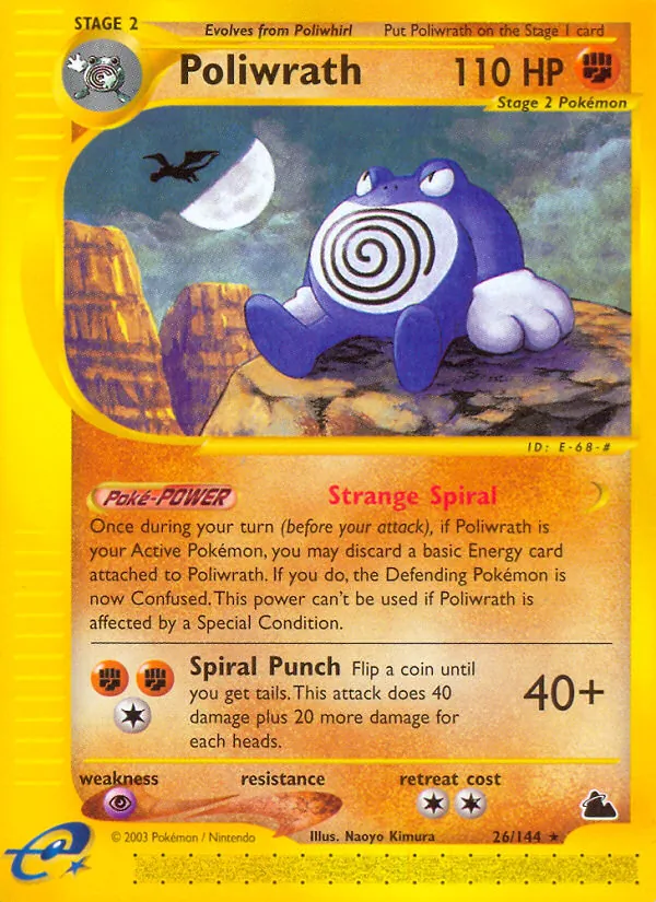 Poliwrath (26) — Skyridge #026/144