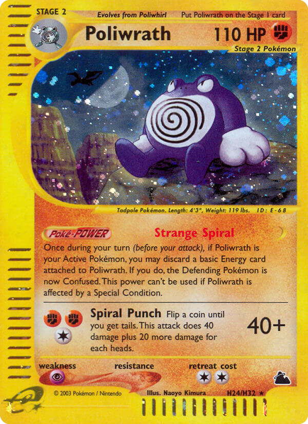 Poliwrath (H24) — Skyridge #H24/H32