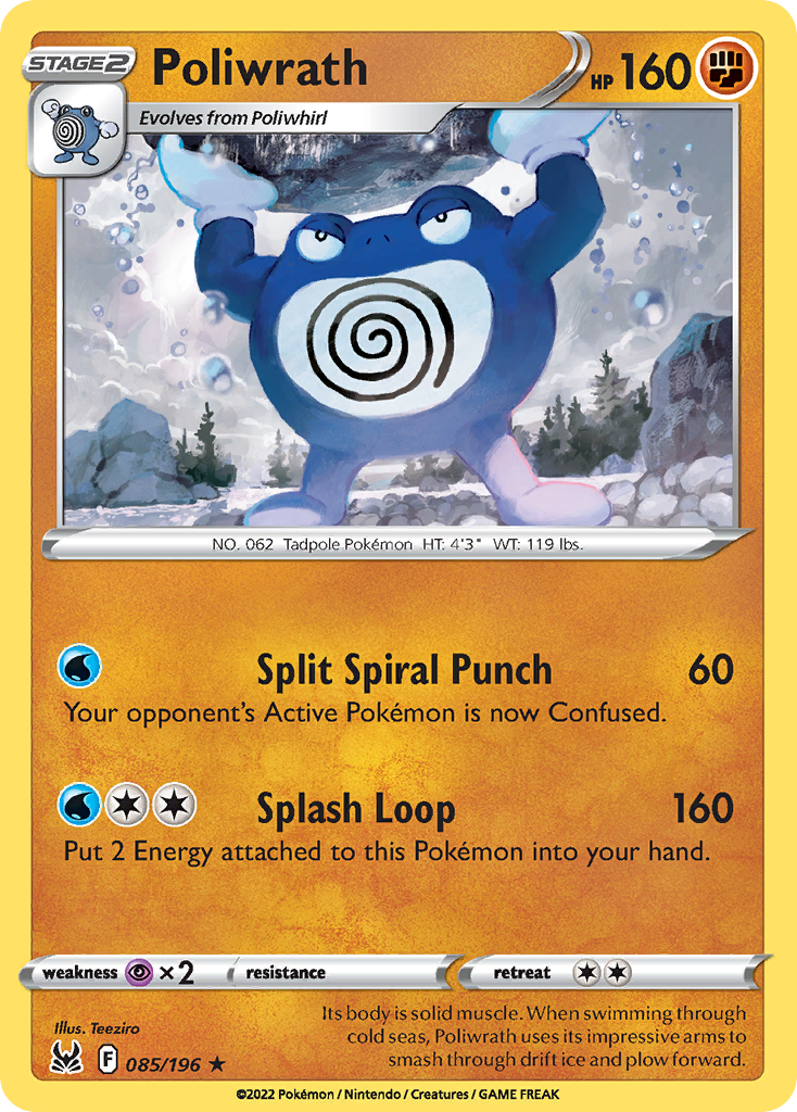 Poliwrath — SWSH11: Lost Origin #085/196