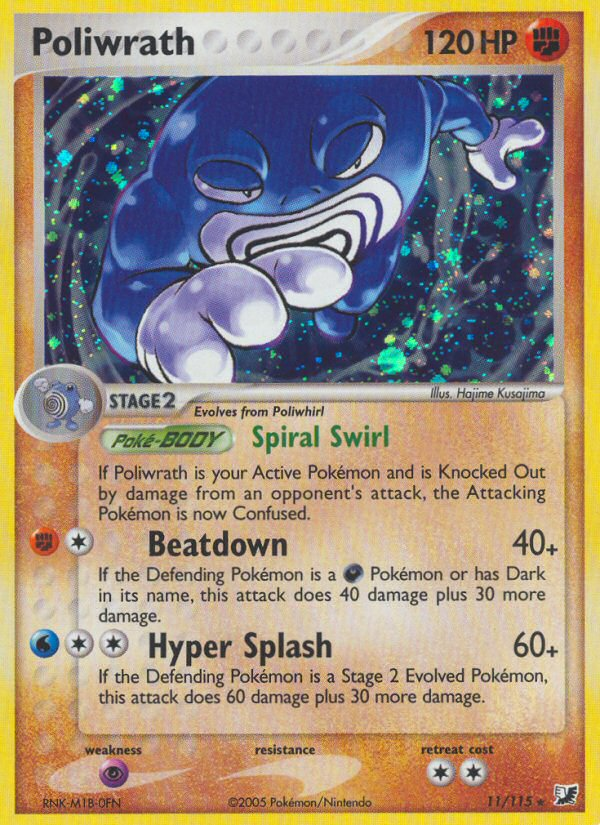 Poliwrath — Unseen Forces #11/115