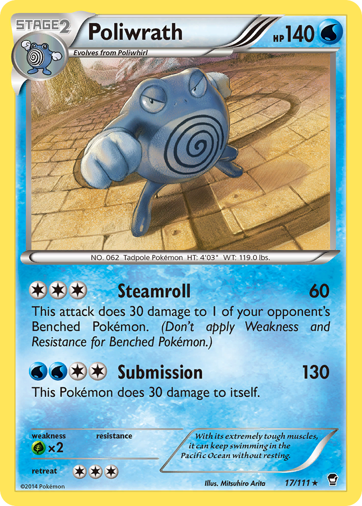 Poliwrath — XY - Furious Fists #17/111