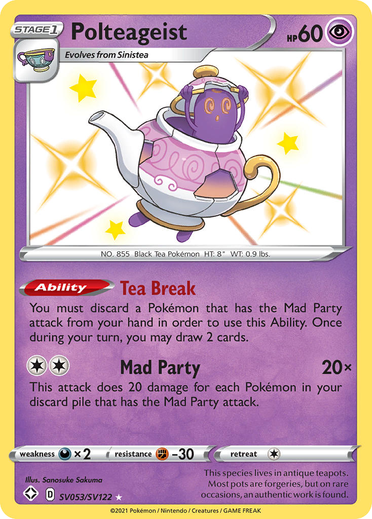 Polteageist — Shining Fates: Shiny Vault #SV053/SV122