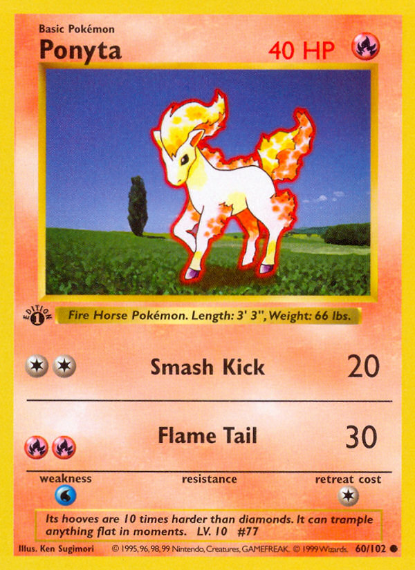 Ponyta — Base Set #060/102