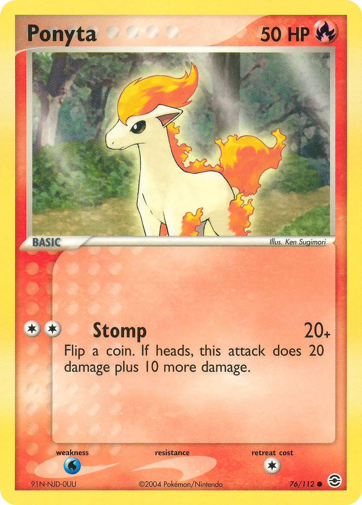 Ponyta — FireRed & LeafGreen #76/112