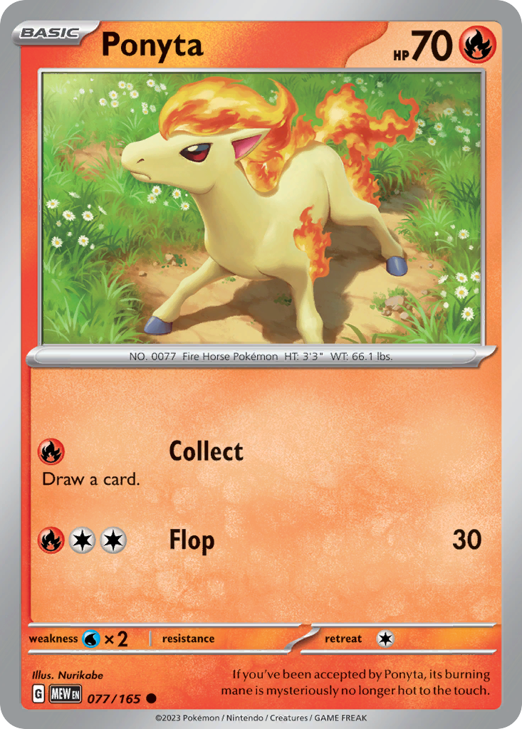 Ponyta — SV: Scarlet & Violet 151 #077/165