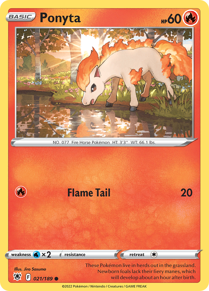 Ponyta — SWSH10: Astral Radiance #021/189