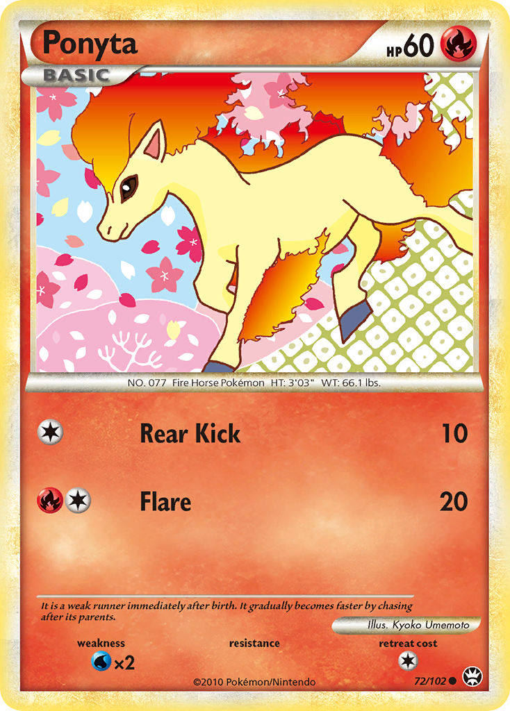 Ponyta — Triumphant #72/102