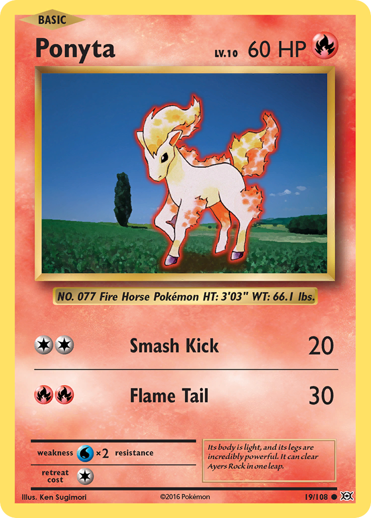 Ponyta — XY - Evolutions #19/108