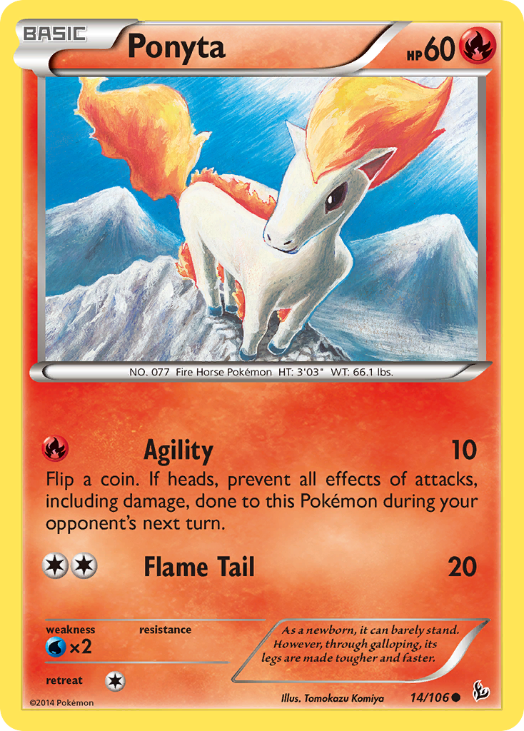 Ponyta — XY - Flashfire #14/106