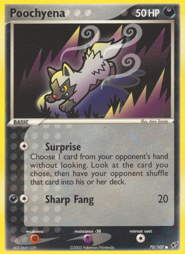 Poochyena — Deoxys #70/107
