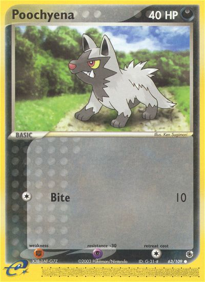 Poochyena — Ruby and Sapphire #63/109