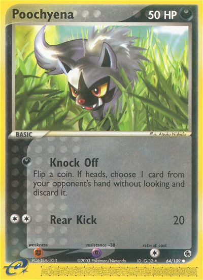 Poochyena — Ruby and Sapphire #64/109