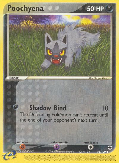 Poochyena — Ruby and Sapphire #65/109